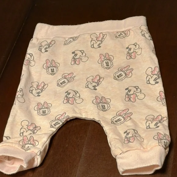 Disney Pink and Gray Minnie Mouse Baby Outfit Set - Picture 11 of 15